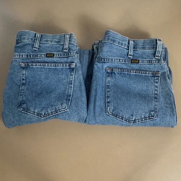 Rustler Other - Rustler Men's 34x32 Straight Leg Light Wash Blue Denim Jeans Bundle of 2